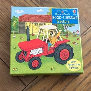 Usborne Red Tractor Jigsaw Puzzle Set